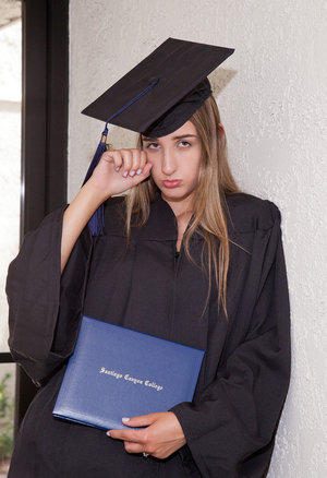 18 year old cutie Christine Paradise pulling denim shorts aside